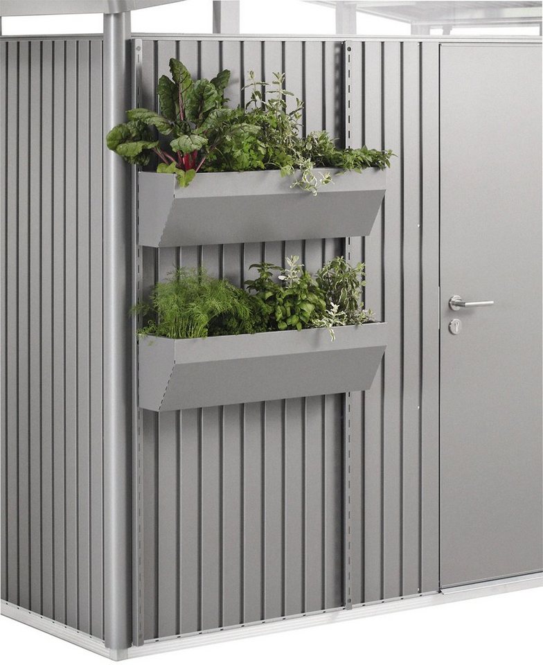 Biohort Blumenkasten FloraBoard, 2er-Set, quarzgrau-metallic Biohort Blumenkasten FloraBoard, 2er-Set, quarzgrau-metallic von Biohort