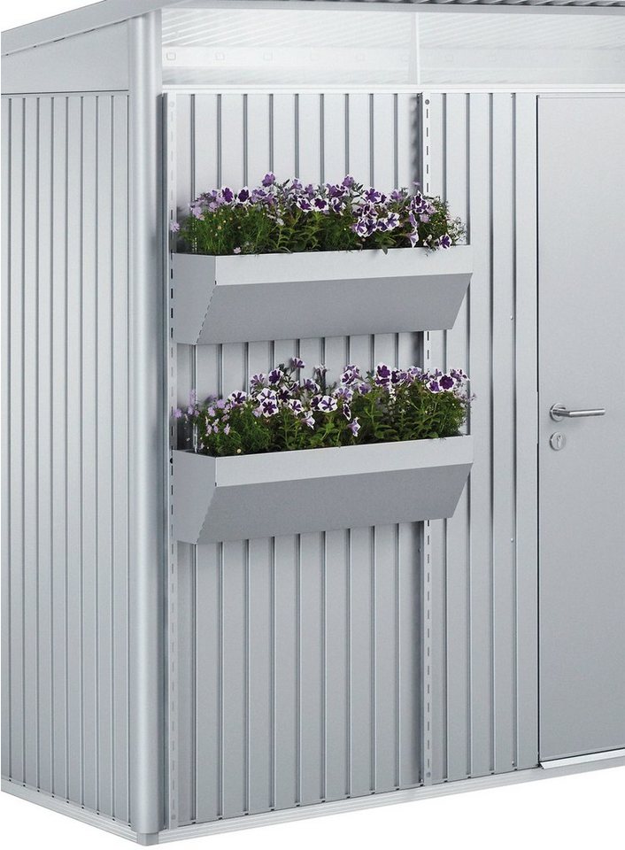 Biohort Blumenkasten FloraBoard, 2er-Set, silber-metallic Biohort Blumenkasten FloraBoard, 2er-Set, silber-metallic von Biohort