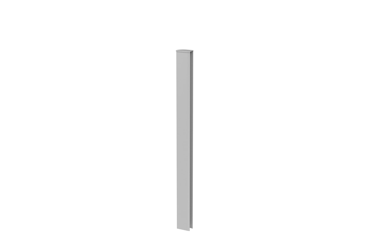 Biohort Eckprofil Abschluss Rankgitter/Sichtschutz für DaVinci silber-metallic B138901 (2 Stück) von Biohort