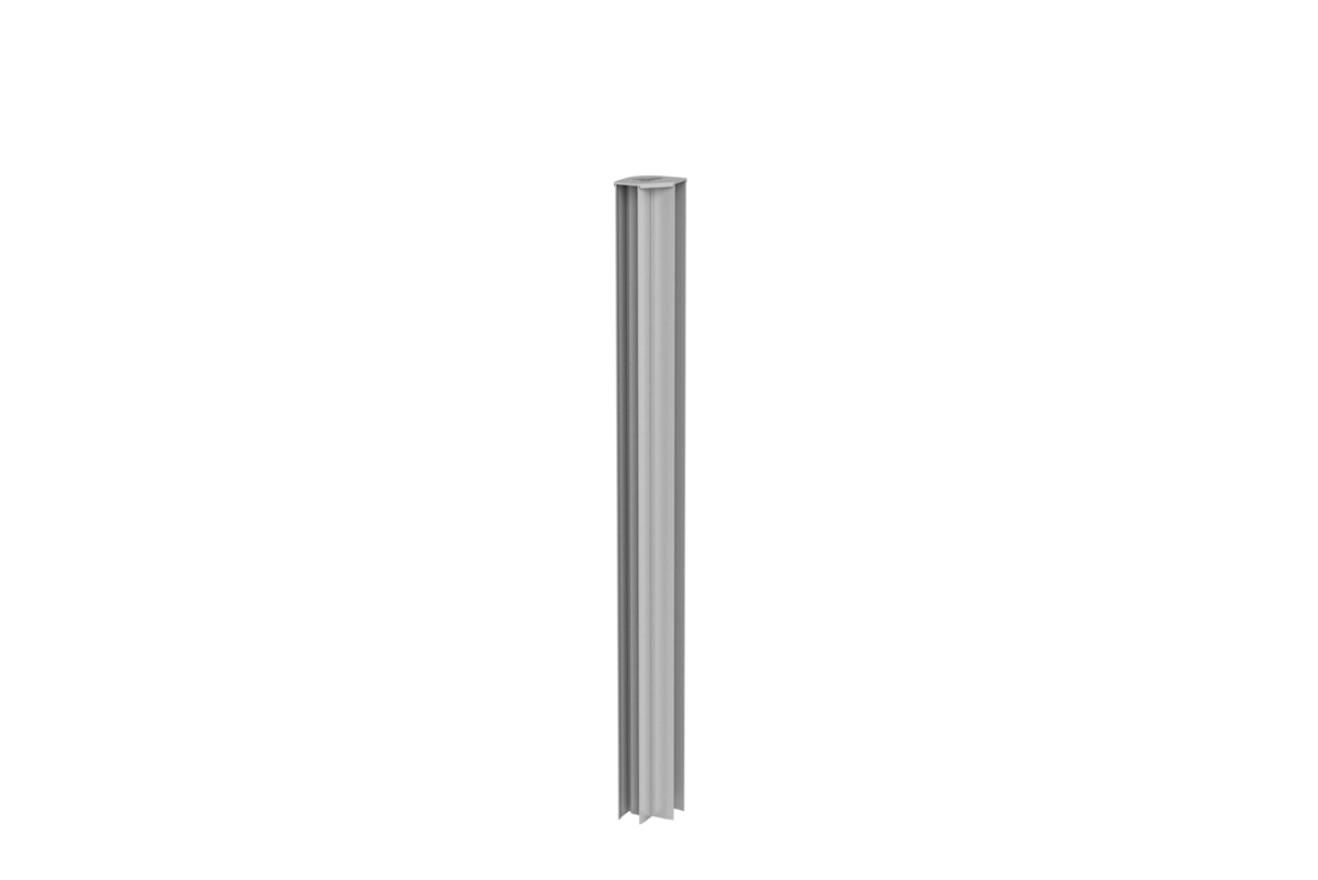 Biohort Eckprofil Rankgitter/Sichtschutz für DaVinci silber-metallic B138902 (1 Stück) von Biohort