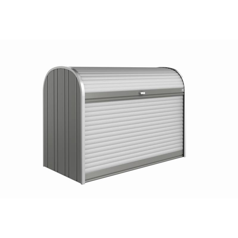 Biohort Garten- und Mülltonnenbox 'StoreMax' quarzgrau-metallic 190 x 97 cm von Biohort