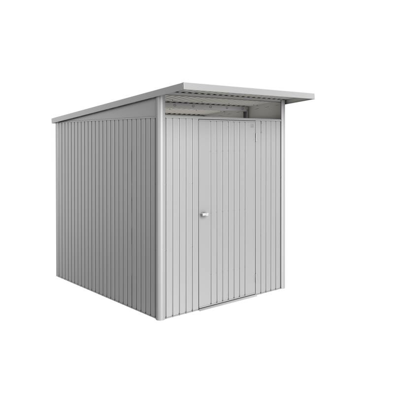 Biohort Gerätehaus 'AvantGarde ECO A2' silber-metallic 180 x 260 cm mit Standardtür von Biohort