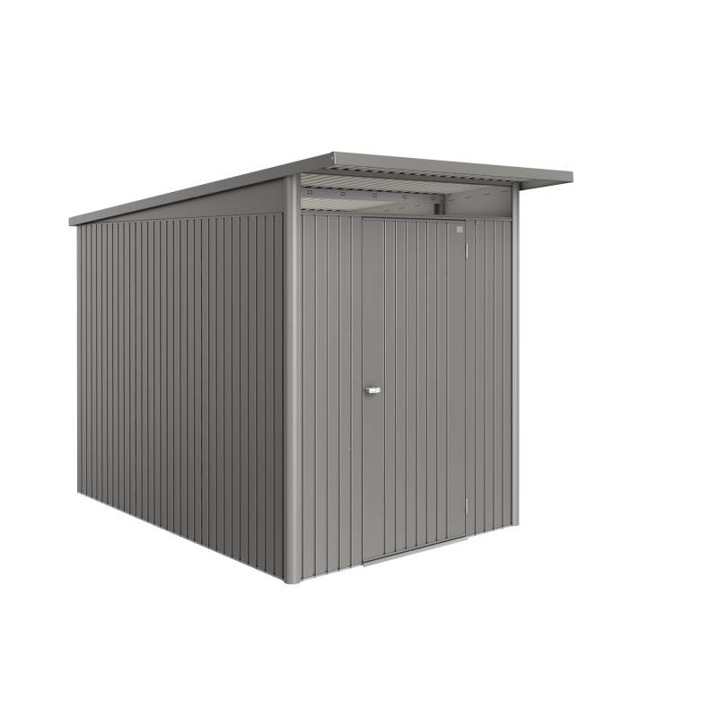 Biohort Gerätehaus 'AvantGarde ECO A3' quarzgrau-metallic 180 x 300 cm mit Standardtür von Biohort
