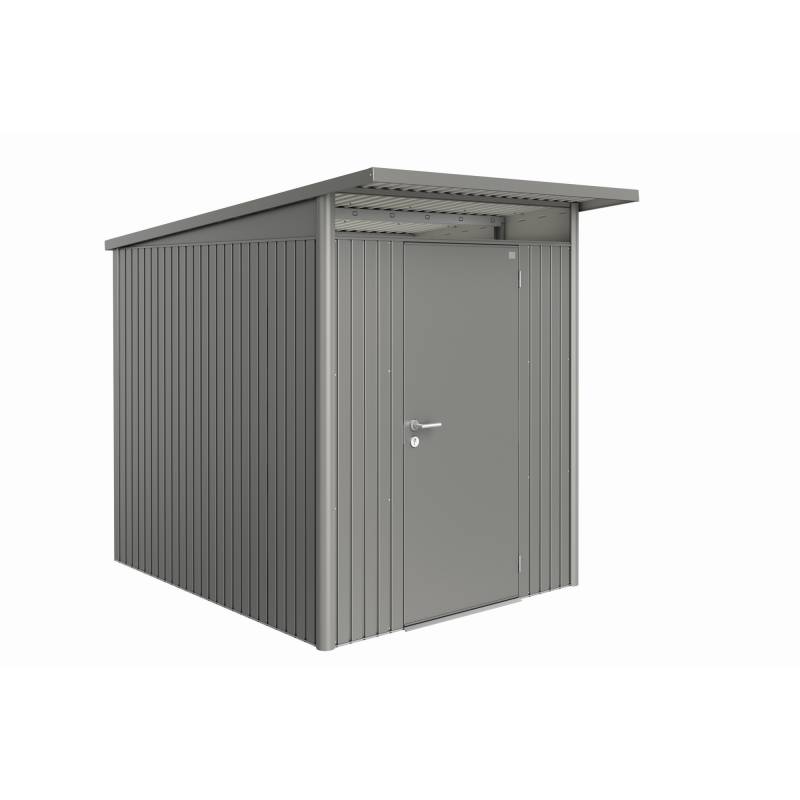 Biohort Gerätehaus 'AvantGarde' Gr. A2 quarzgrau-metallic 180 x 260 cm, mit Standardtür von Biohort