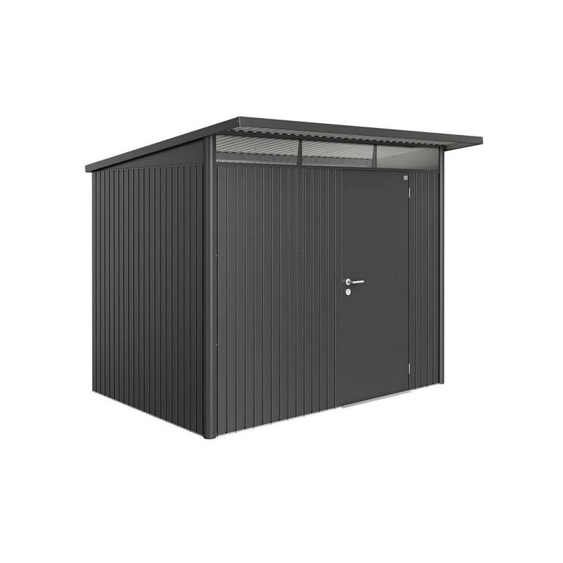 Biohort Gerätehaus 'AvantGarde L' 260 x 220 cm Dunkelgrau metallic von Biohort