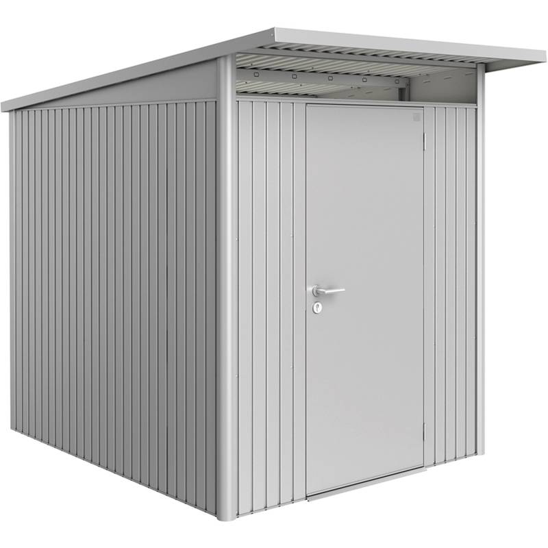 Biohort Metall-Gerätehaus AvantGarde Gr. A2 silber-metallic Standardtür von Biohort