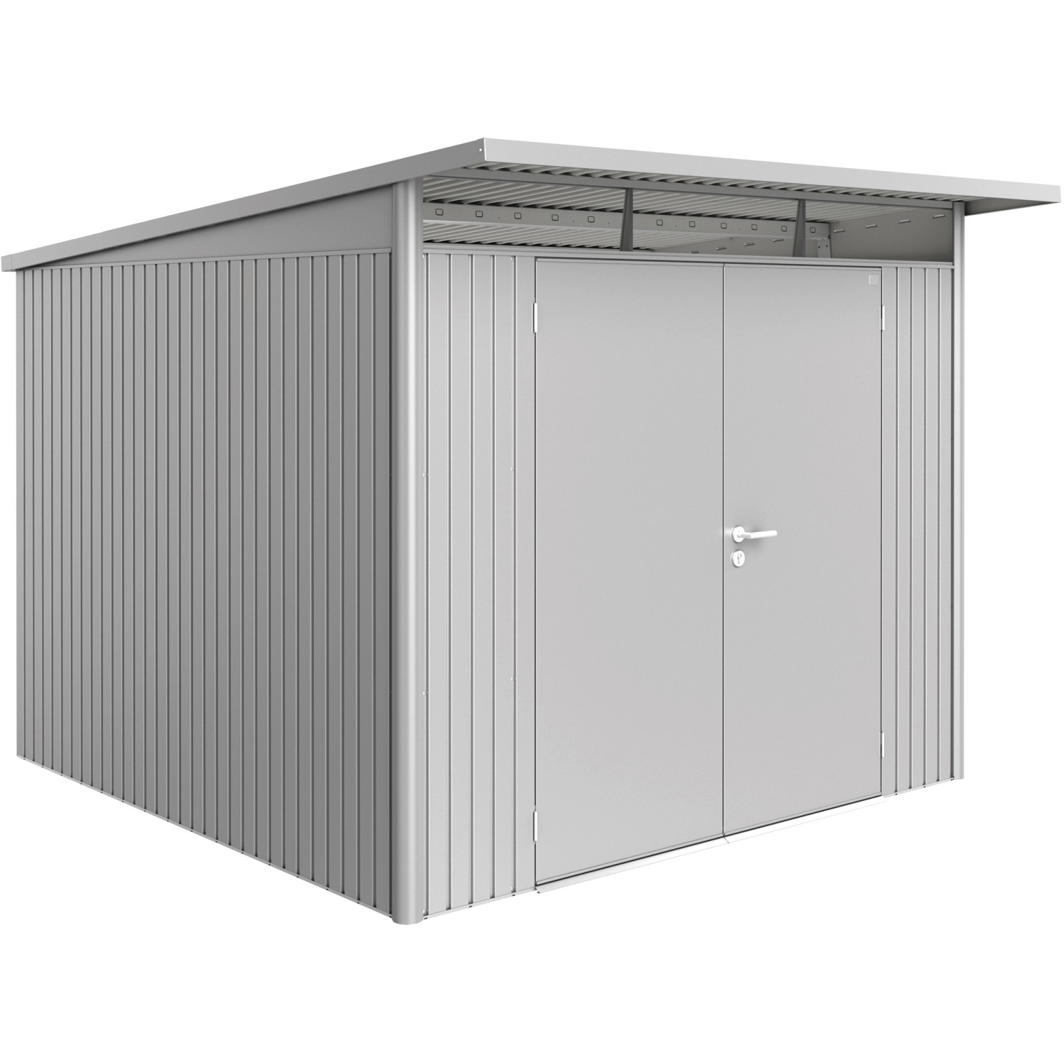 Biohort Metall-Gerätehaus AvantGarde A7 Silber-Metallic BxT: 252 cm x 252 cm von Biohort