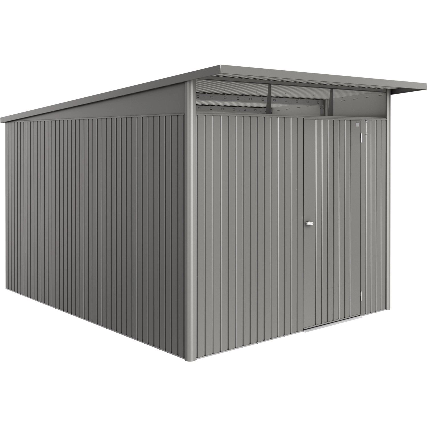 Biohort Gerätehaus Avantgarde Eco Standardtür 209 x 252 x 332 cm Quarzgrau-Met. von Biohort