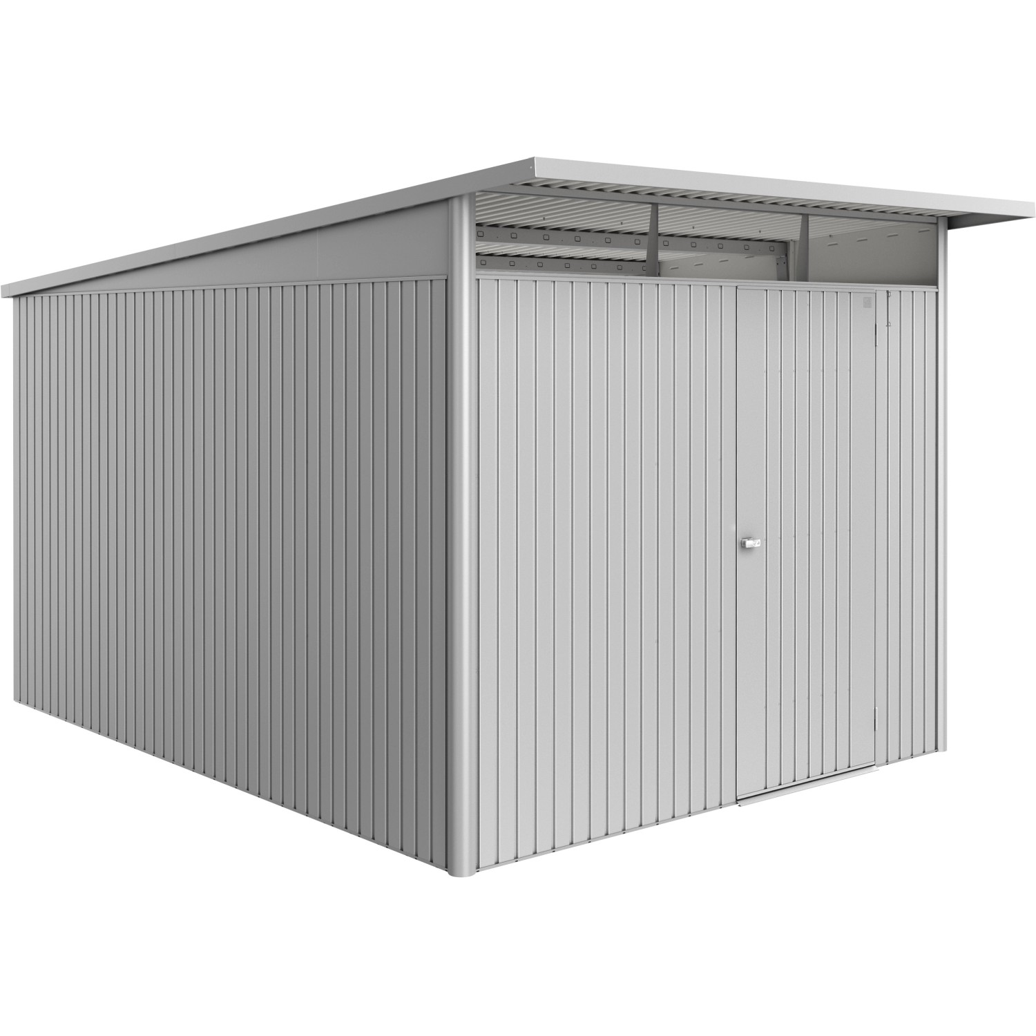 Biohort Gerätehaus Avantgarde Eco Standardtür 209 x 252 x 332 cm Silber-Met. von Biohort