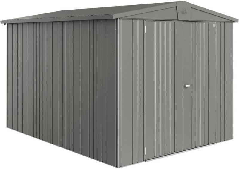 Biohort Gerätehaus Europa Gr. 6, verschiedene Farben, BxT: 244x300 cm, Qualitäts-Geräteschuppen aus Metall von Biohort