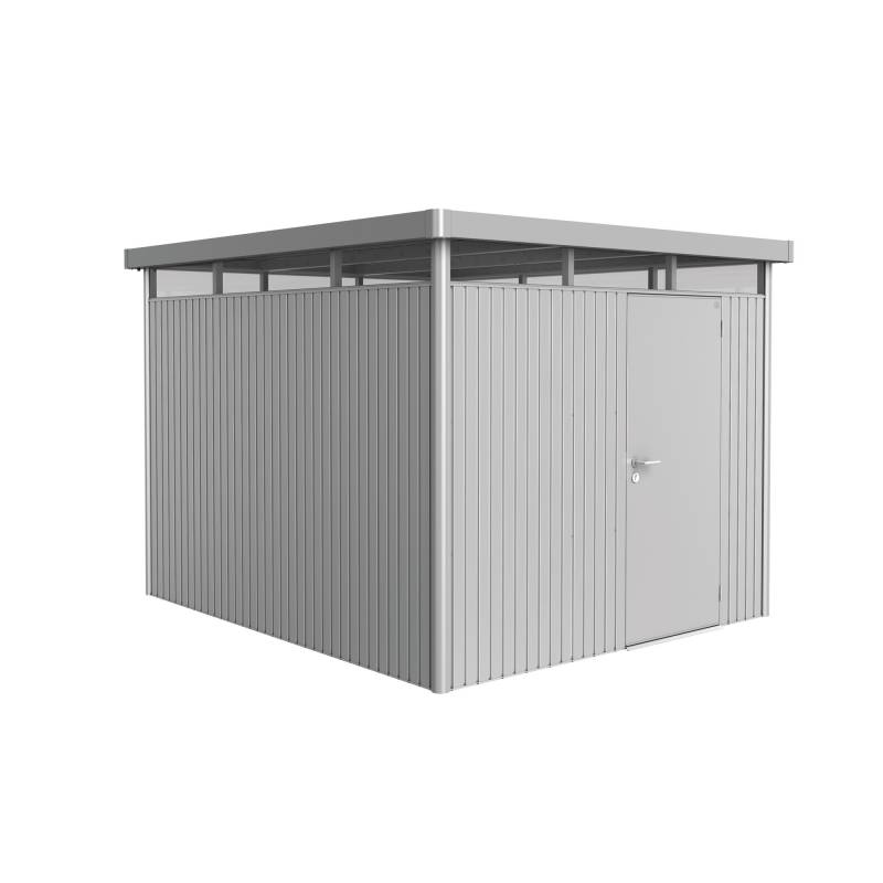 Biohort Gerätehaus 'HighLine 5' 275 x 315 cm Silber metallic von Biohort