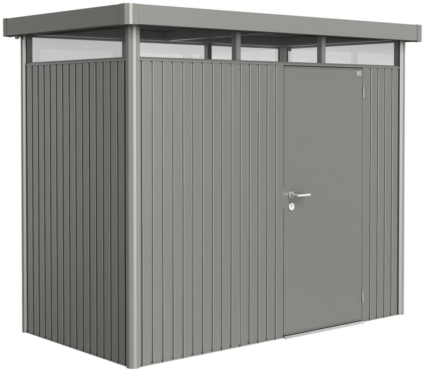 Biohort Gerätehaus HighLine Gr. H1, BxT: 275x155 cm, quarzgrau-metallic von Biohort