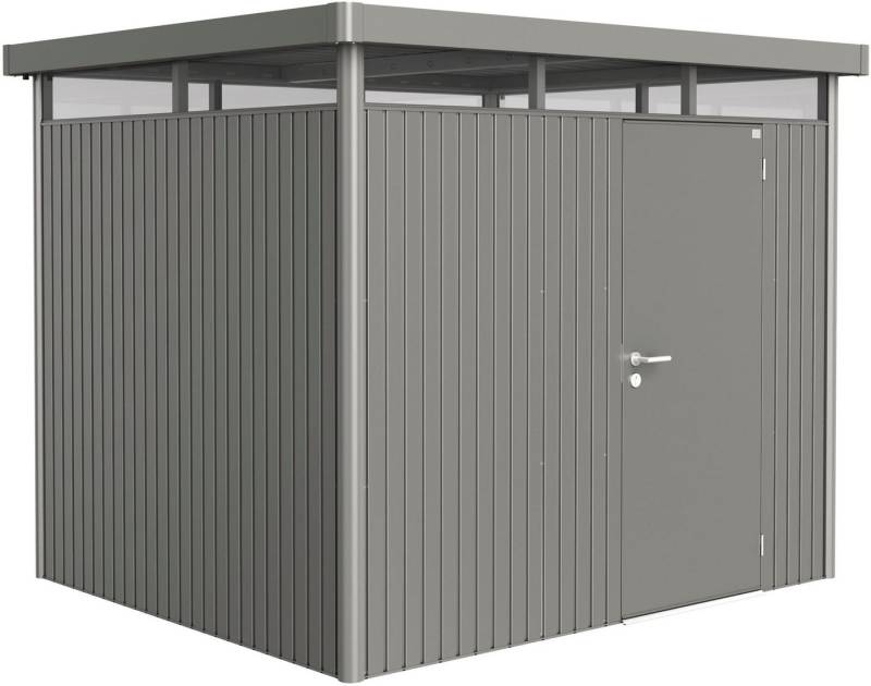 Biohort Gerätehaus HIGHLINE Gr. H3, verschiedene Farben, BxT: 275x235 cm, stylisches Metall-Gartenhaus mit Flachdach von Biohort
