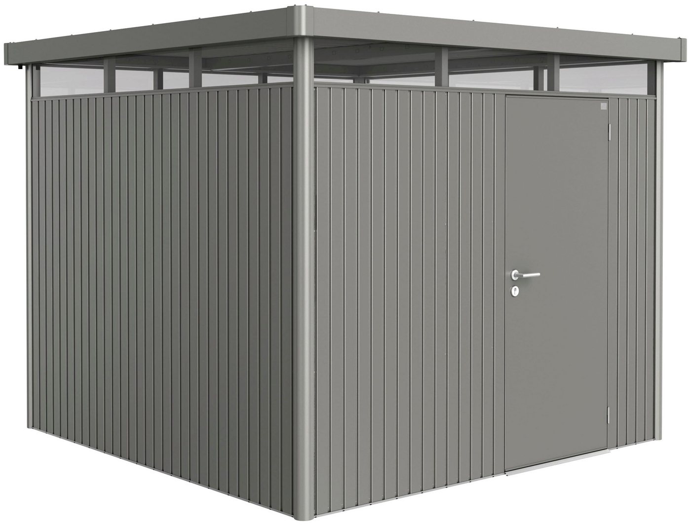 Biohort Gerätehaus HighLine Gr. H4, BxT: 275x275 cm, quarzgrau-metallic von Biohort