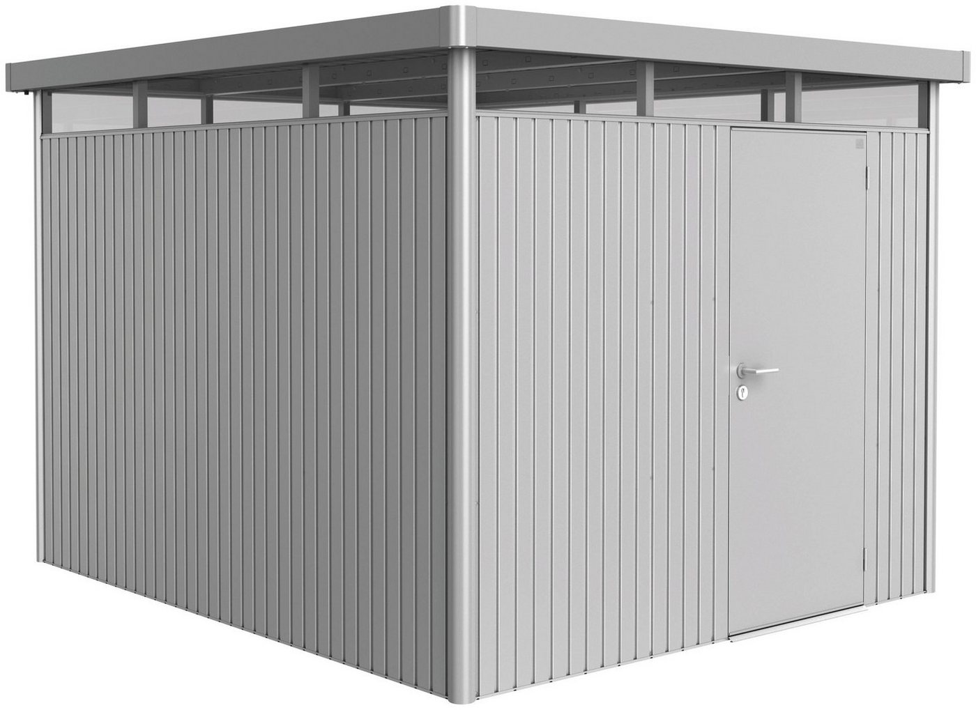 Biohort Gerätehaus HighLine Gr. H5, BxT: 275x315 cm, silber-metallic von Biohort