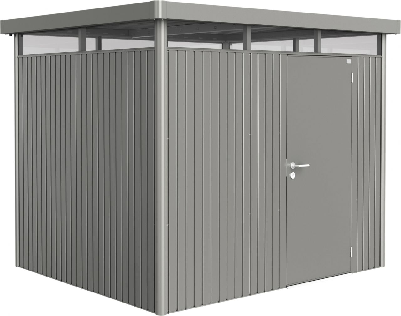 Biohort Gerätehaus HighLine H3 275 x 235 cm quarzgrau Standardtür von Biohort