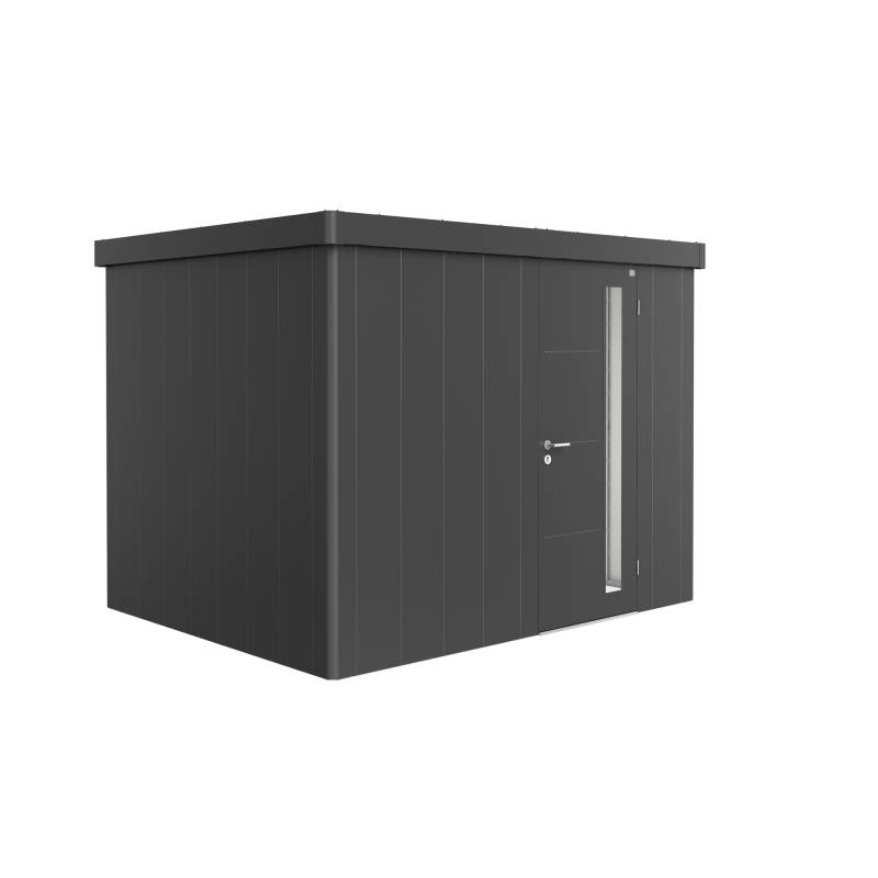 Biohort Gerätehaus 'Neo 2C' dunkelgrau-metallic 292 x 236 cm mit Standardtür von Biohort