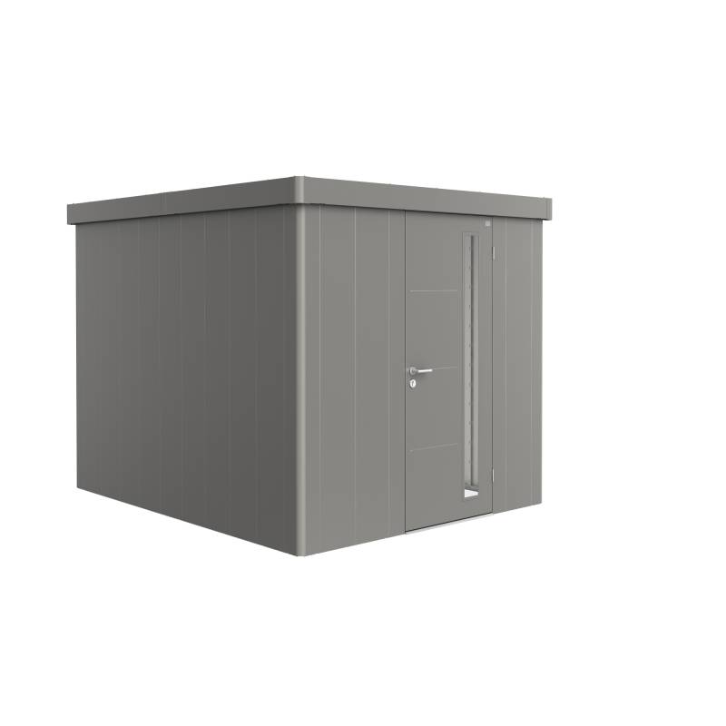 Biohort Gerätehaus 'Neo 3B' quarzgrau-metallic 236 x 292 cm mit Standardtür von Biohort
