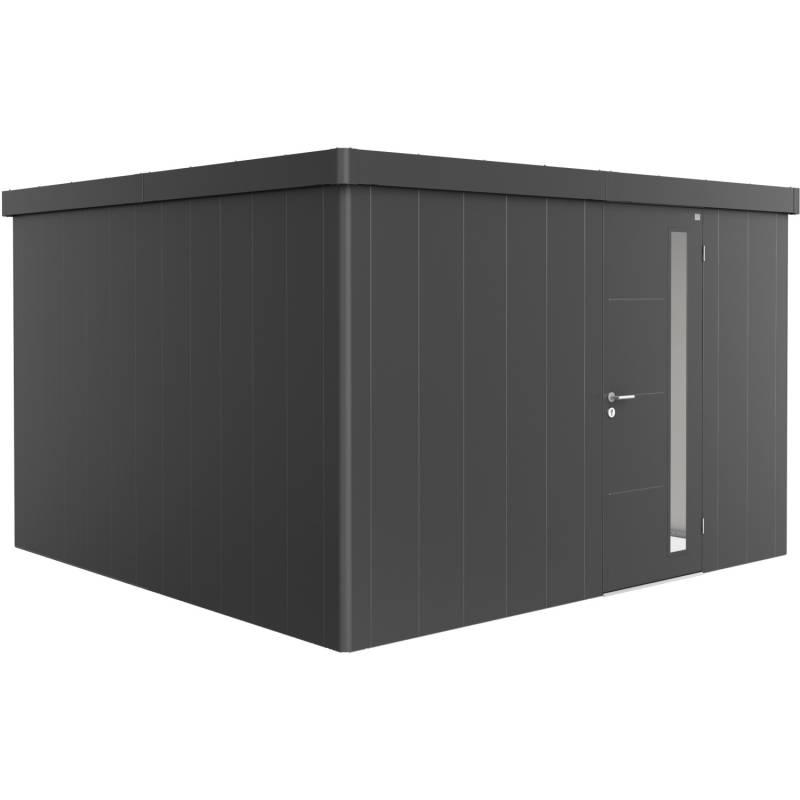 Biohort Gerätehaus Neo 4D Standardtüre Dunkelgrau-Metallic von Biohort