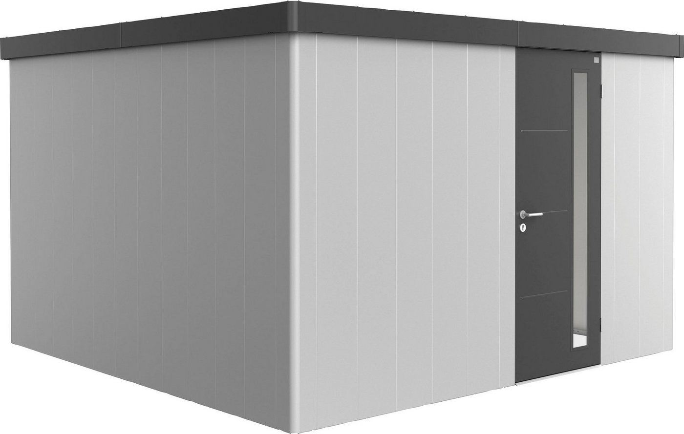 Biohort Gerätehaus Neo 4D Variante 1.3, BxT: 348x348 cm, Metall von Biohort