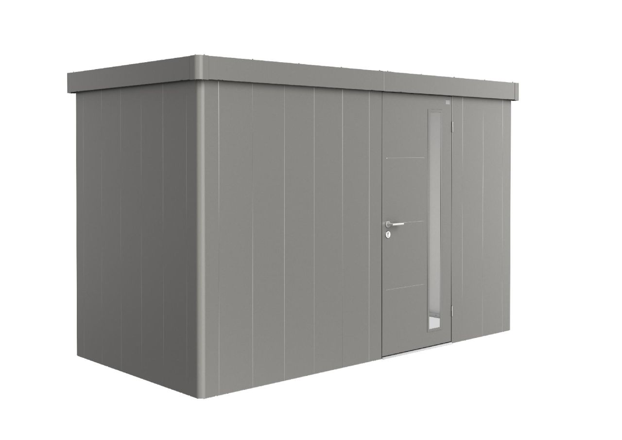 Biohort Gerätehaus Neo 1D 348 x 180 cm quarzgrau Standardtür von Biohort