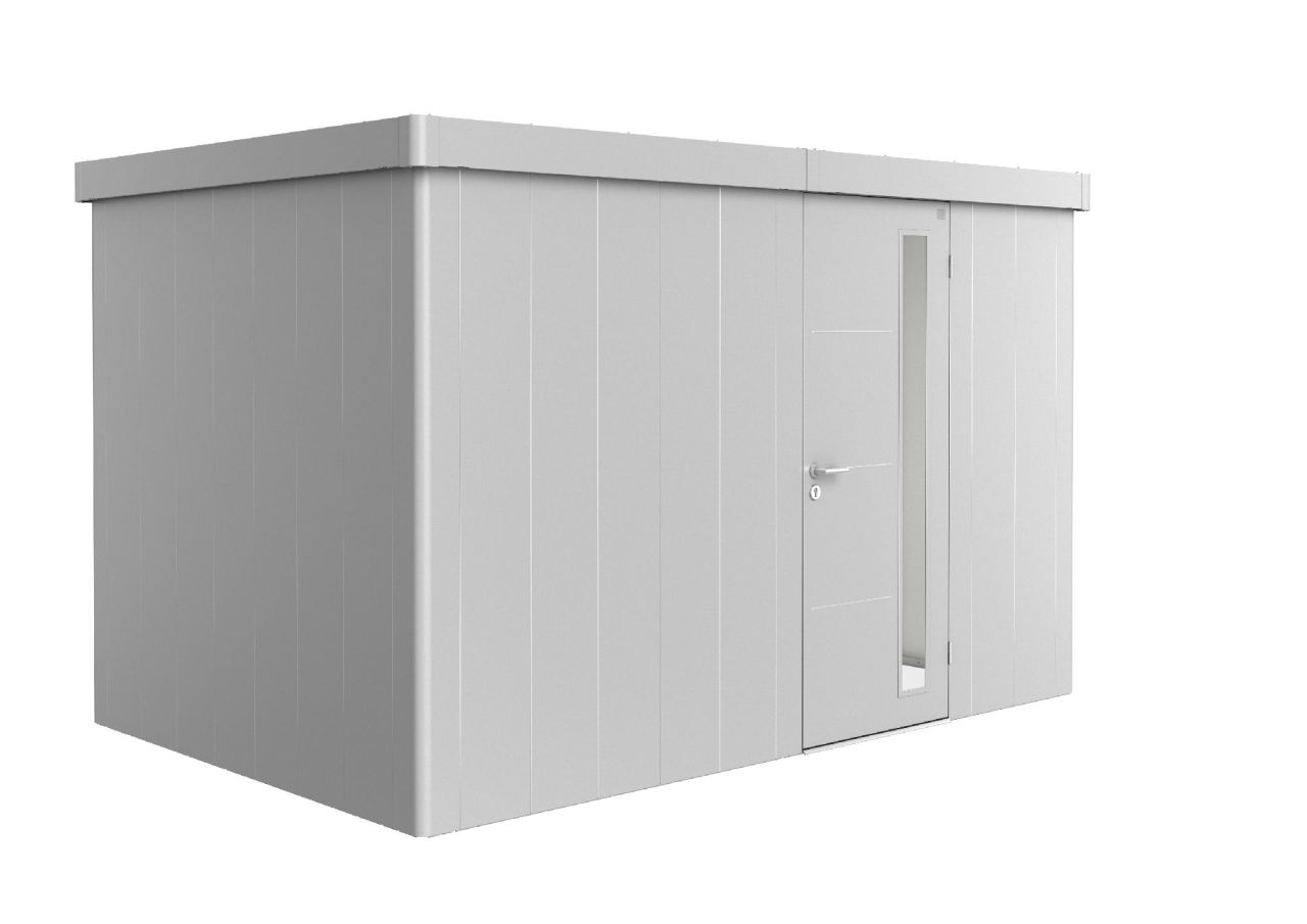 Biohort Gerätehaus Neo 2D 348 x 236 cm silber Standardtür von Biohort