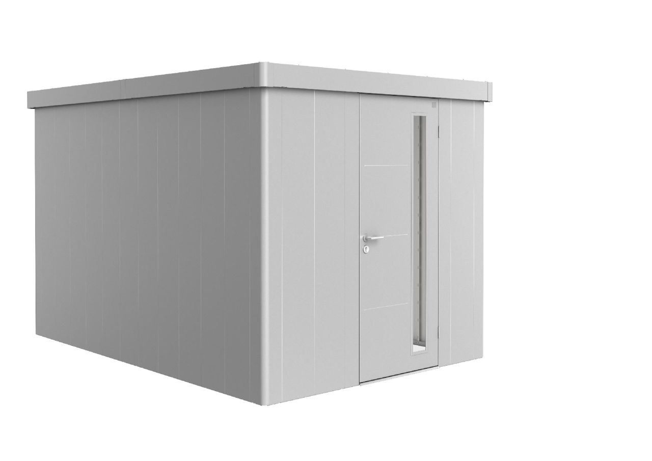 Biohort Gerätehaus Neo 4B 236 x 348 cm silber Standardtür von Biohort