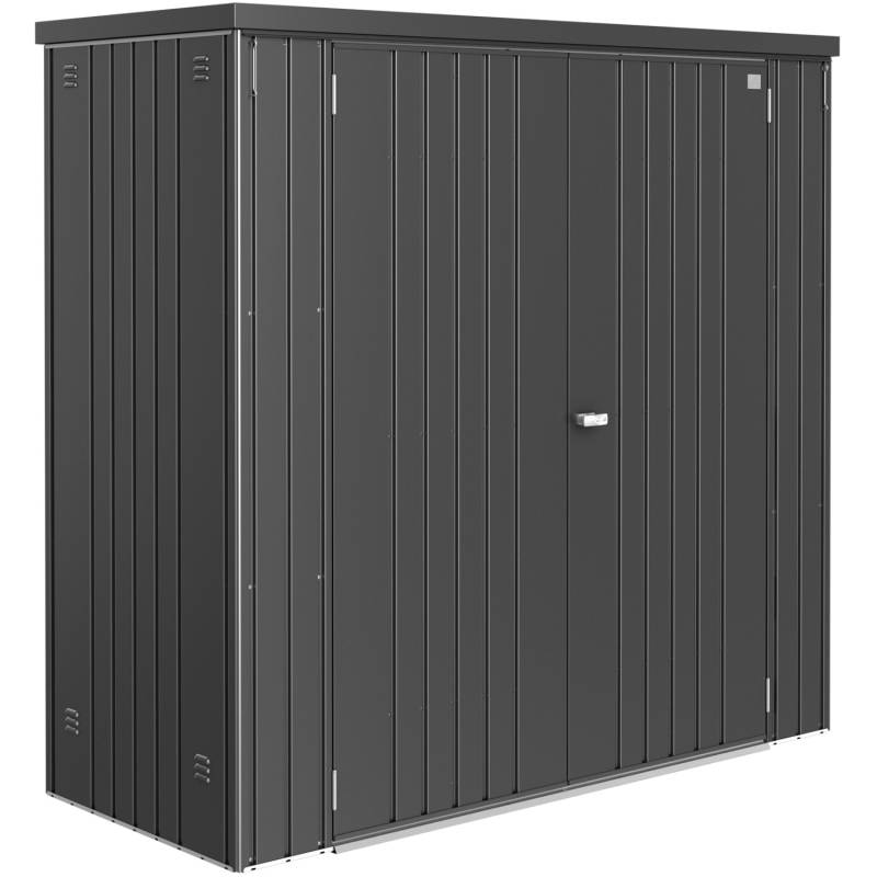 Biohort Geräteschrank 177 cm x 186 cm x 78 cm Dunkelgrau-Metallic von Biohort