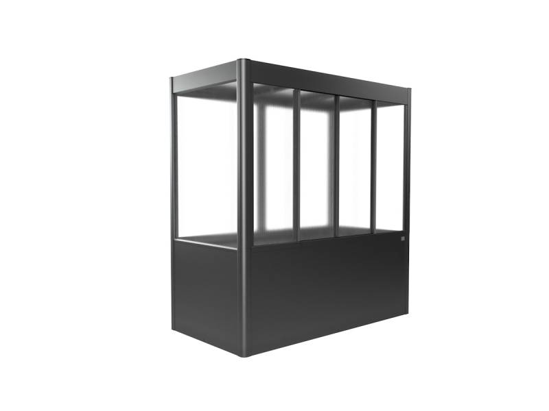 Biohort Gewächshaus Florentina B 201 x T 102 x H 213 cm (Gr. 2x1), dunkelgrau-metallic von Biohort