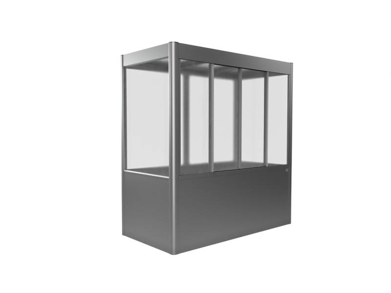 Biohort Gewächshaus Florentina B 201 x T 102 x H 213 cm (Gr. 2x1),  quarzgrau-metallic von Biohort