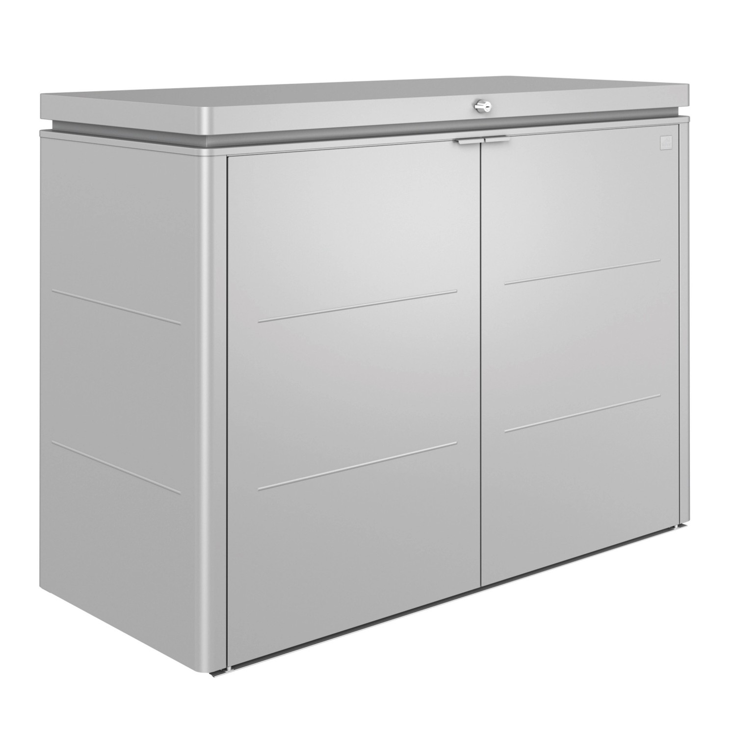 Biohort Gartenbox HighBoard 160 Silber-Metallic von Biohort