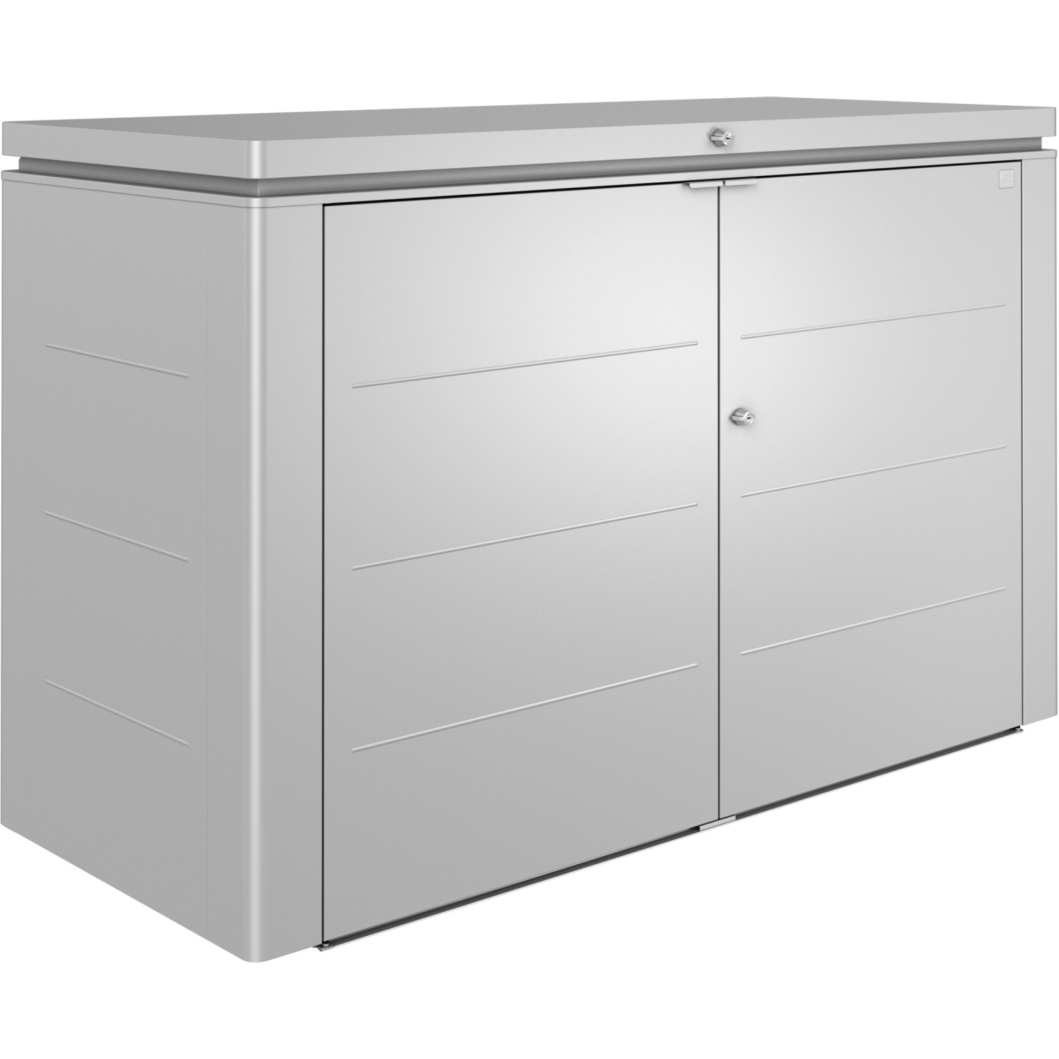 Biohort Gartenbox HighBoard 200 Silber-Metallic von Biohort