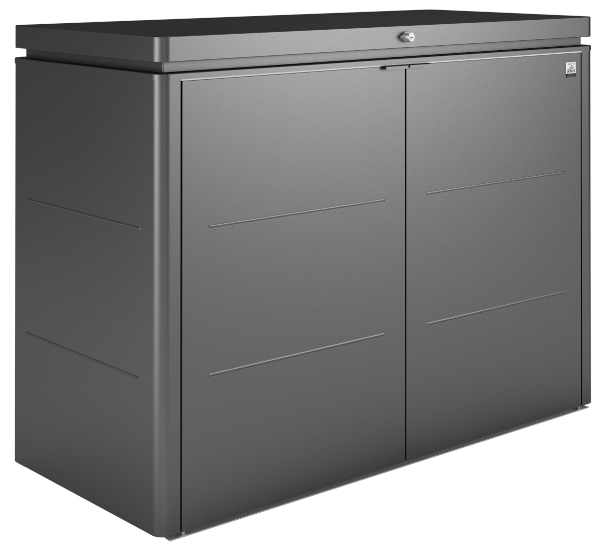 Biohort HighBoard-160 x 70 x 118 cm (Größe 160)-dunkelgrau-metallic von Biohort