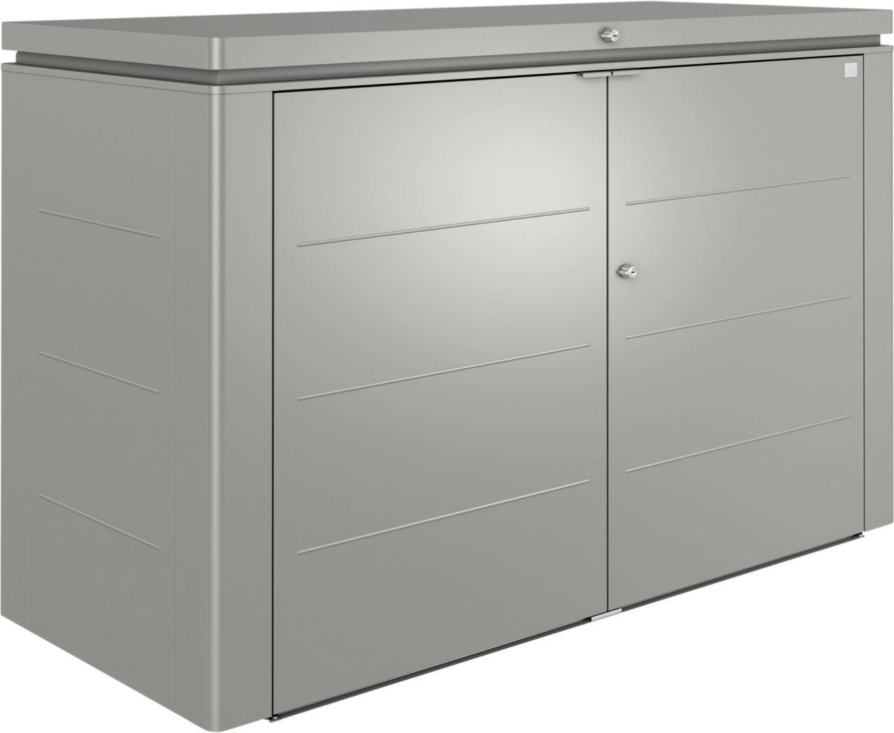 Biohort Gartenbox Highboard 200 200 x 84 x 127 cm quarzgrau von Biohort