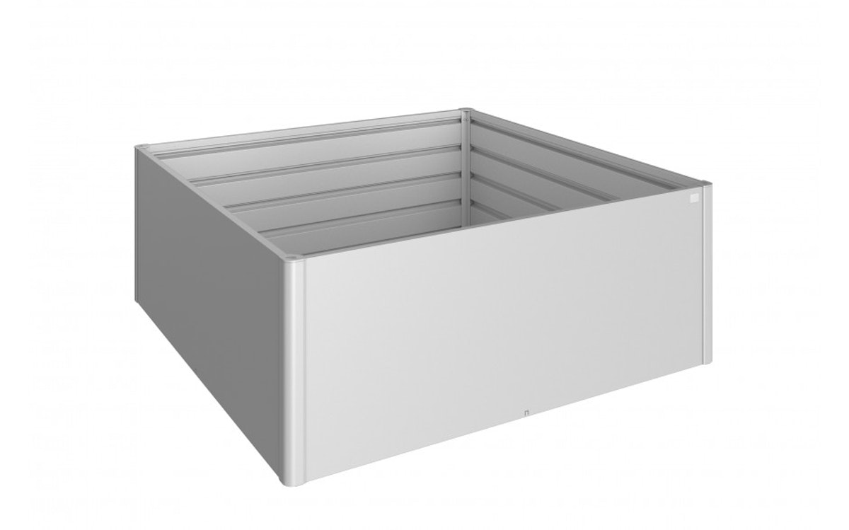 Biohort HochBeet 201 x 201 x 77 cm (Gr. 2x2) silber-metallic von Biohort