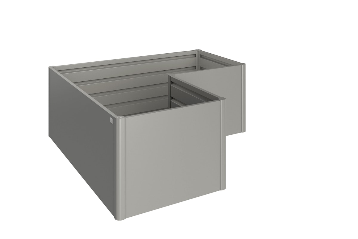 Biohort HochBeet-201 x 201 x 77 cm (Gr. L)-quarzgrau-metallic von Biohort