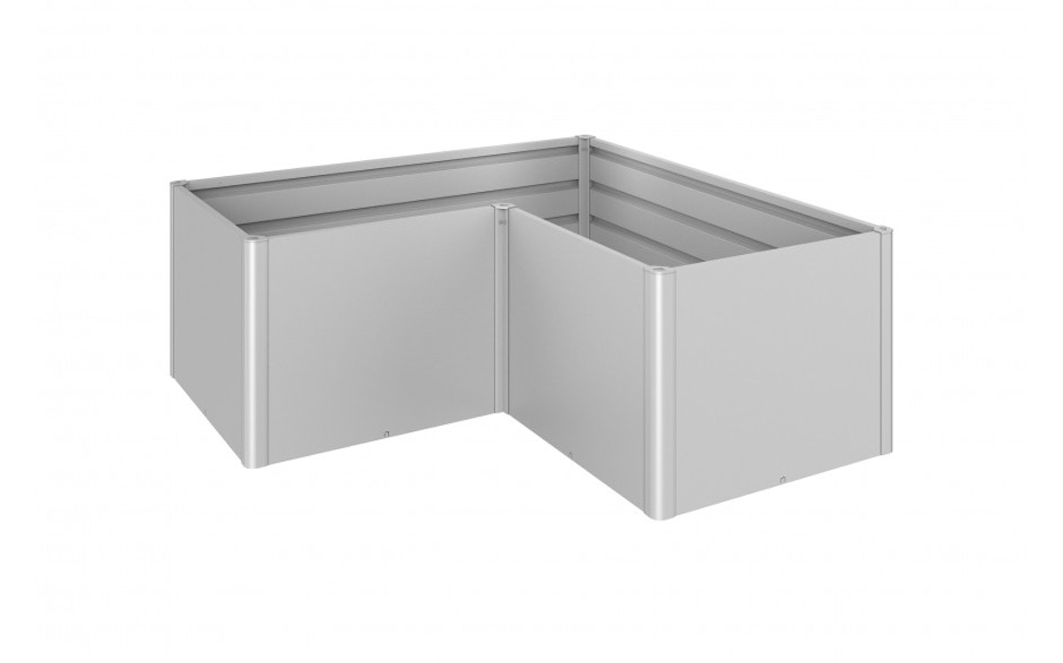 Biohort HochBeet 201 x 201 x 77 cm (Gr. L) silber-metallic von Biohort