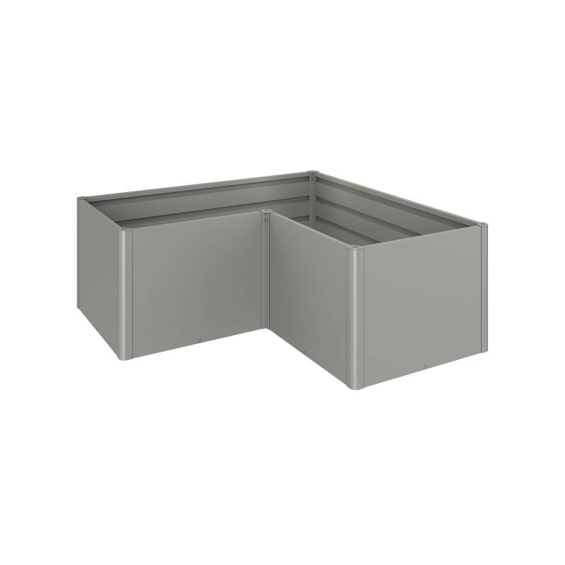 Biohort Hochbeet 'L' quarzgrau metallic 201 x 77 x 201 cm von Biohort