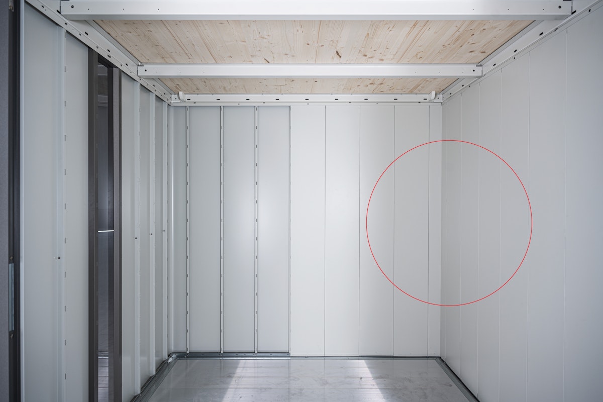 Biohort Innenverkleidung weiß für Gerätehaus Neo mit Einzeltür oder Doppeltür Neo Gr. 2D - 348 x 236 cm (Doppeltür) und Gr. 4B - 236 x 348 cm (Doppeltür) von Biohort