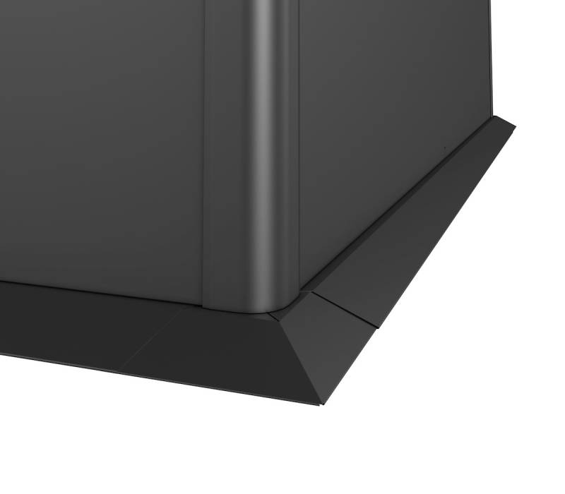 Biohort Mähkante für HochBeet 102 x 53 x 77 cm (Gr. 1x0,5) dunkelgrau-metallic von Biohort