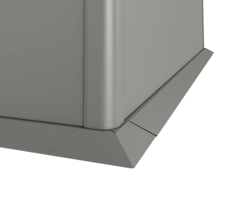 Biohort Mähkante für HochBeet 201 x 53 x 77 cm (Gr. 2x0,5) quarzgrau-metallic von Biohort