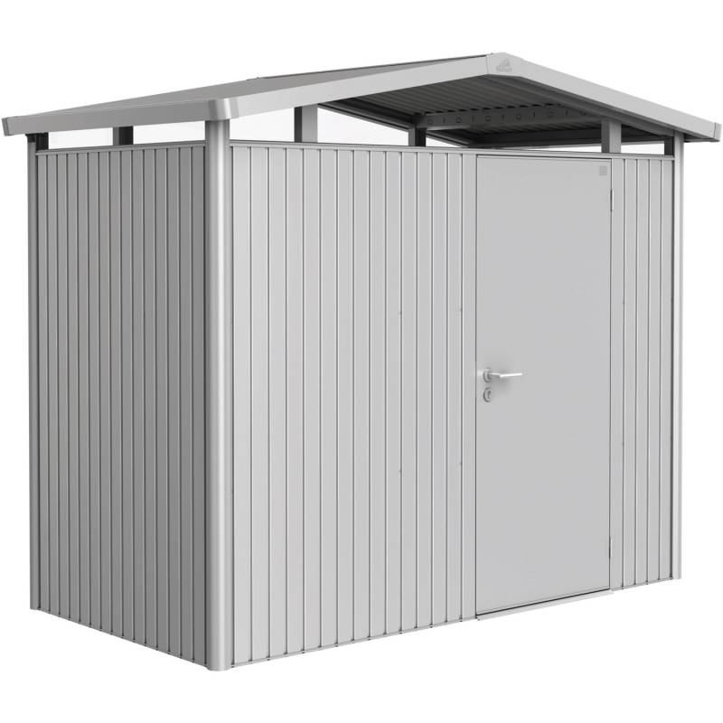 Biohort Metall-Gerätehaus Panorama Silber 3,5 m² von Biohort