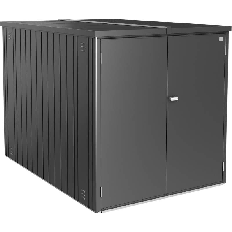 Biohort Minigarage 145 cm x 203 cm x 151 cm Dunkelgrau-Metallic von Biohort