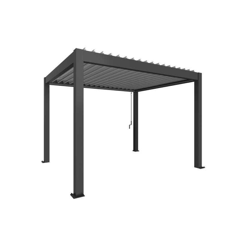 Biohort Pergola Gr. 3,5 x 3 dunkelgrau 367,5 x 312 cm von Biohort