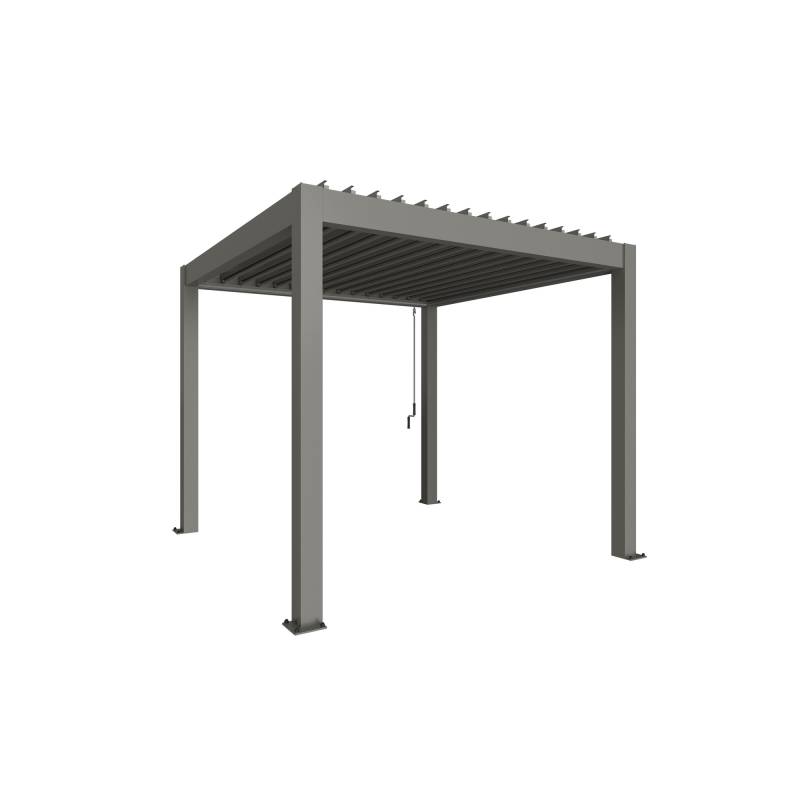 Biohort Pergola Gr. 3 x 3,5 quarzgrau-metallic 312 x 312 cm von Biohort
