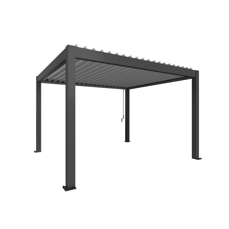 Biohort Pergola Gr. 4 x 3,5 dunkelgrau 404,5 x 367,5 cm von Biohort