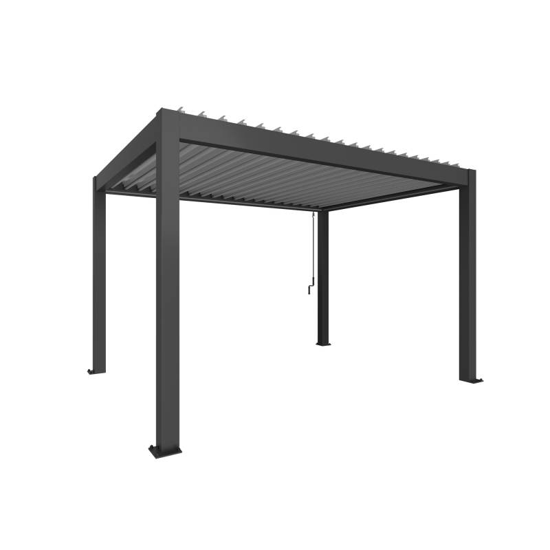 Biohort Pergola Gr. 4 x 3 dunkelgrau 404,5 x 312 cm von Biohort