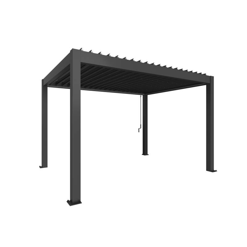Biohort Pergola Gr. 4 x 3 dunkelgrau-metallic 404,5 x 312 cm von Biohort