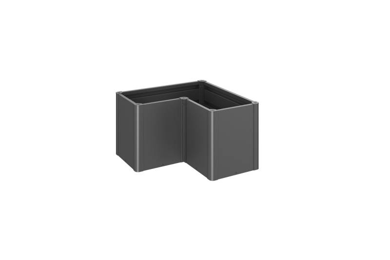 Biohort Pflanzbeet Belvedere B 102 x T 102 cm (Gr. L100) 61 cm (MIDI) dunkelgrau-metallic von Biohort