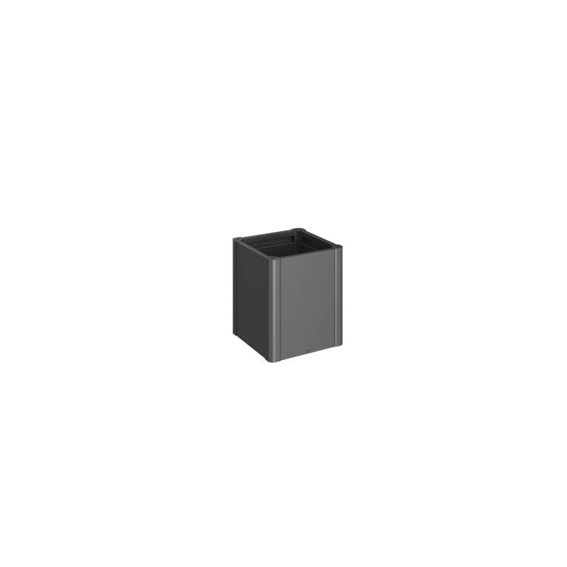 Biohort Pflanzbeet 'Belvedere MIDI 50' dunkelgrau-metallic 53 x 53 x 61 cm von Biohort
